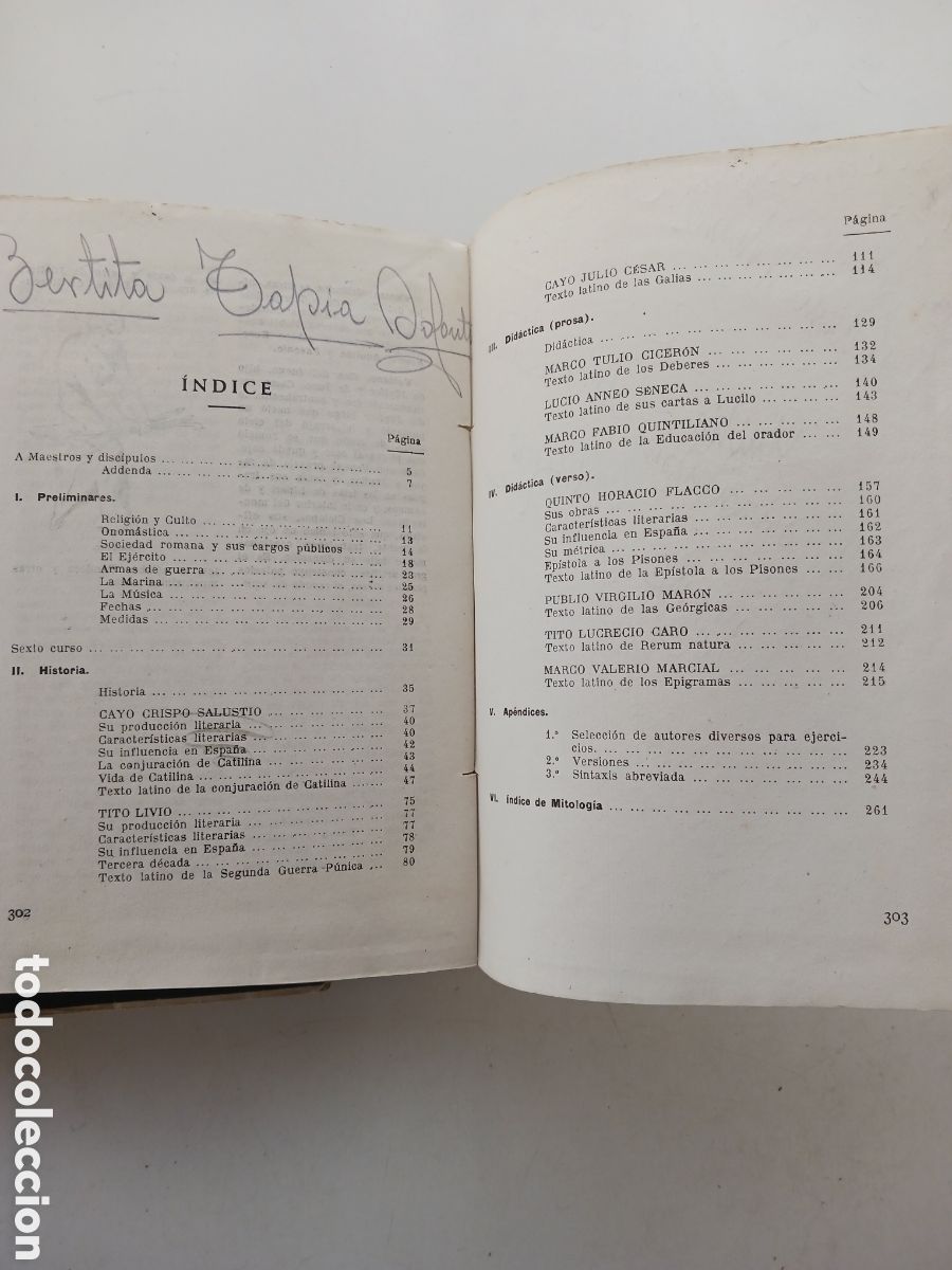 Libros de segunda mano: Autores latinos, textos E. P. 1946 tomos 6 y 7 - Foto 6