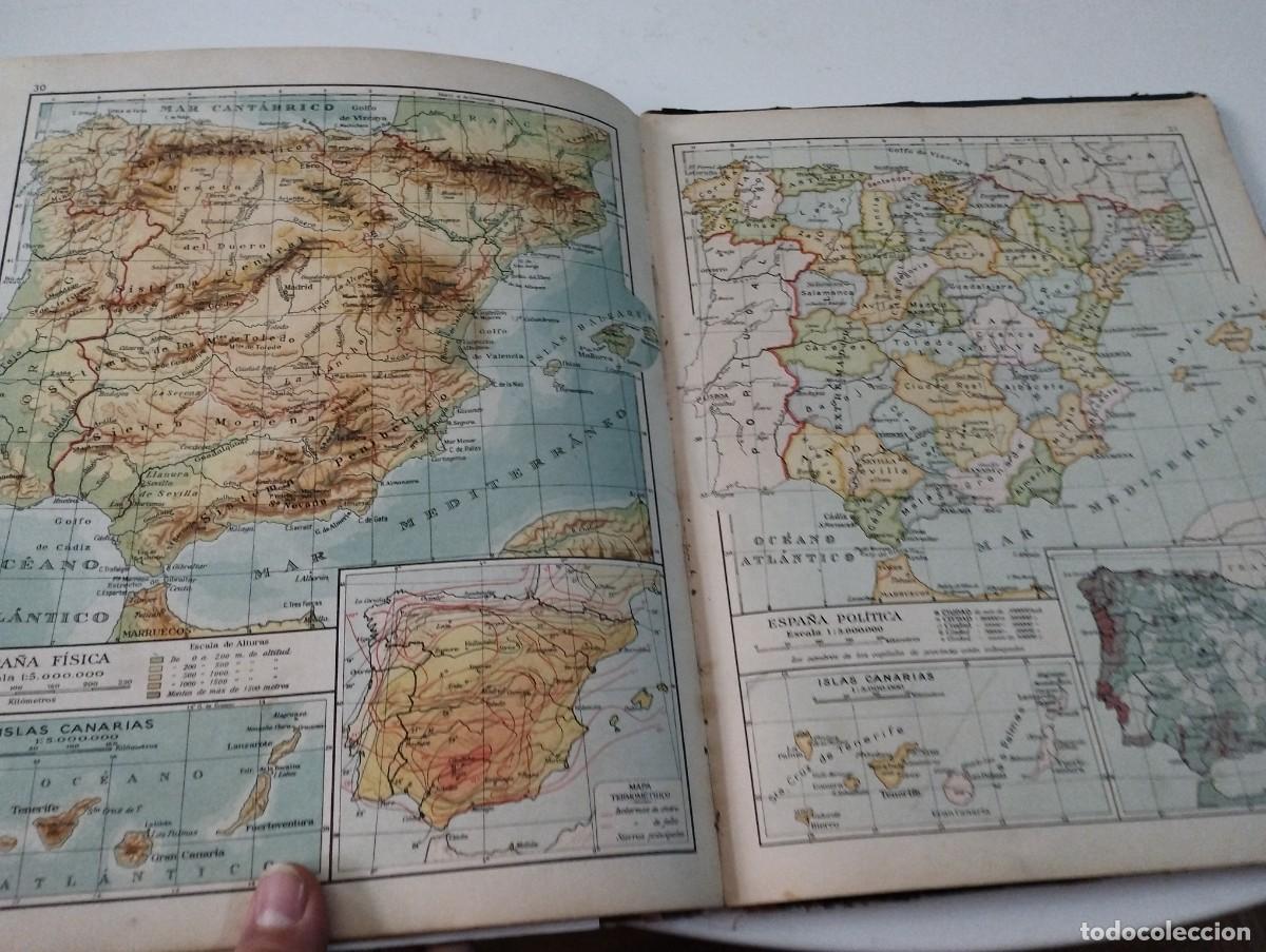 Libros de segunda mano: Atlas Universal y de Espa&ntilde;a. Luis Vives.1950 - Foto 4