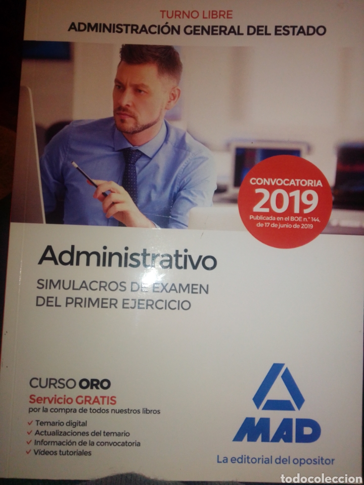 Libros de segunda mano: Oposiciones Administraci&oacute;n General del Estado - Foto 1