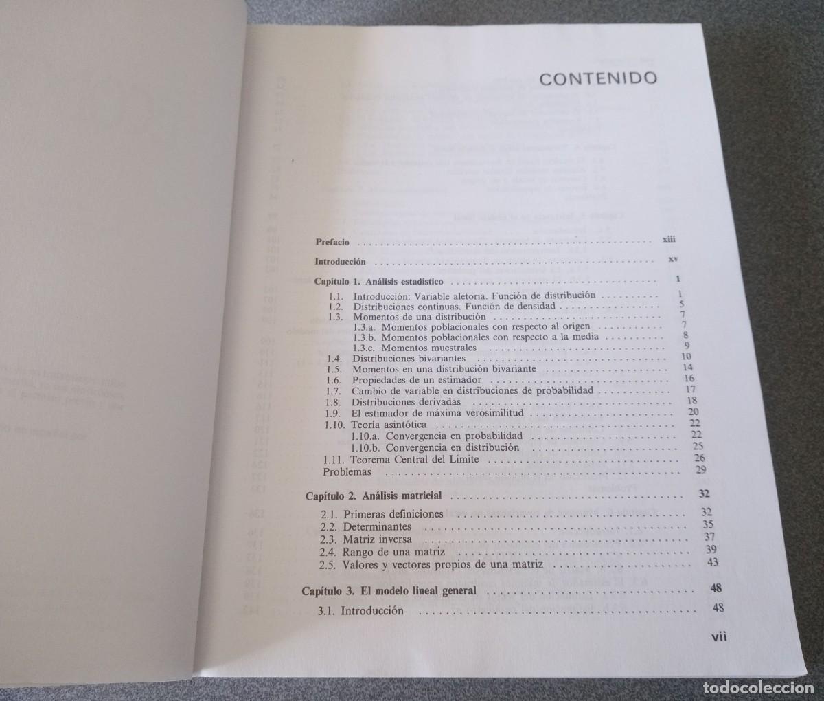 Libros de segunda mano: Econometr&iacute;a Alfonso Novales Cinca - Foto 6