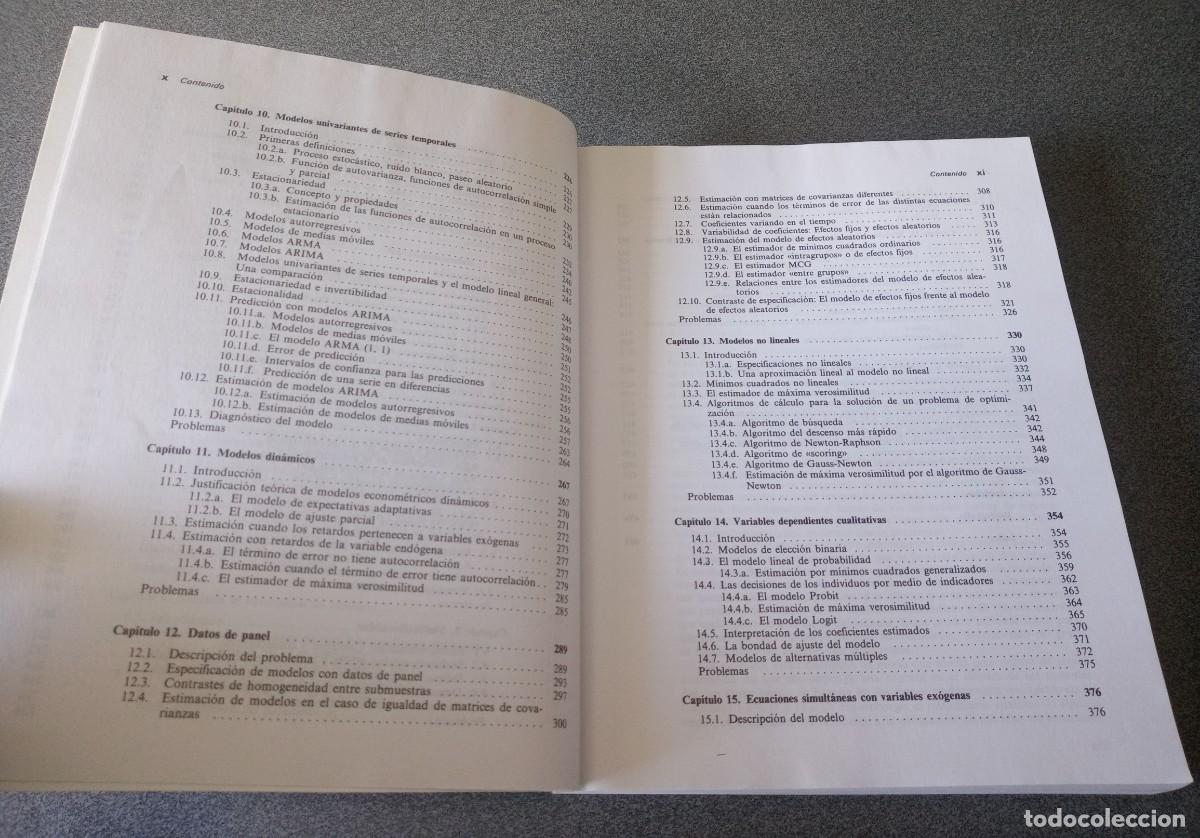 Libros de segunda mano: Econometr&iacute;a Alfonso Novales Cinca - Foto 8