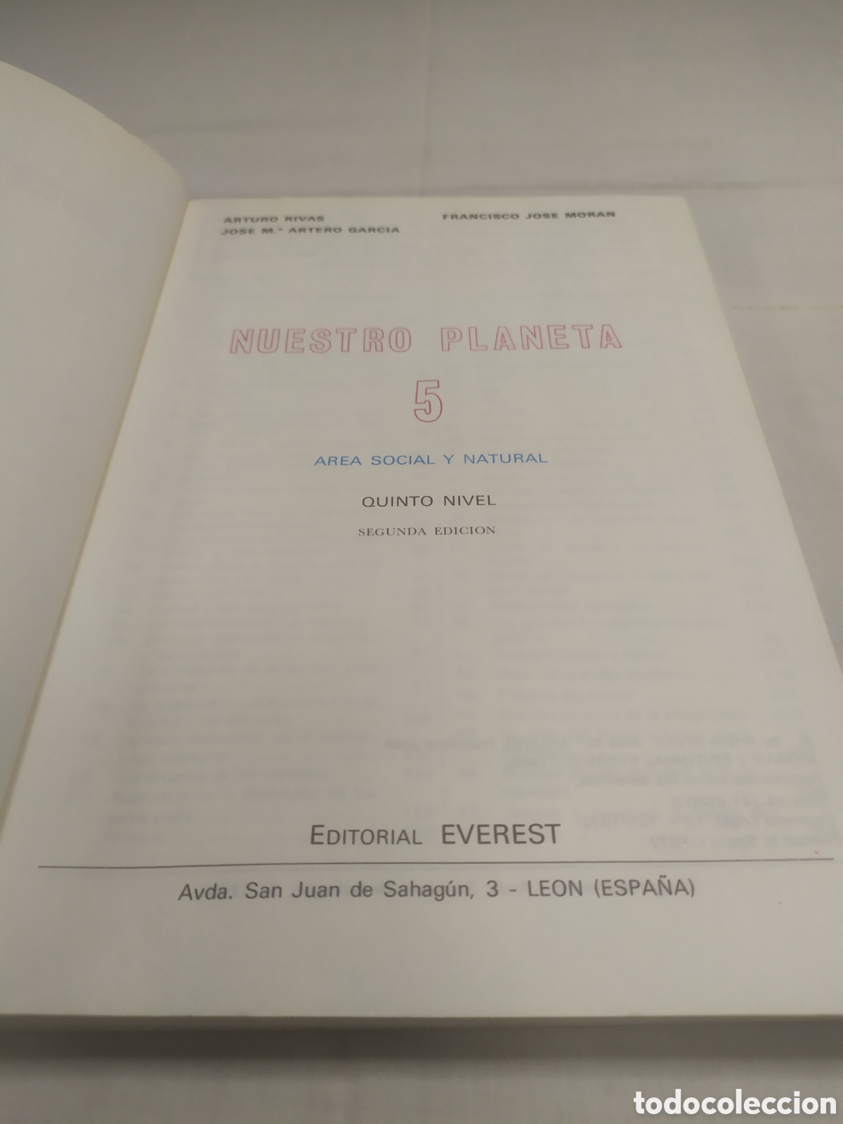 Libros de segunda mano: Nuestro planeta 5. Editorial Everest, 1972 KKB - Foto 3