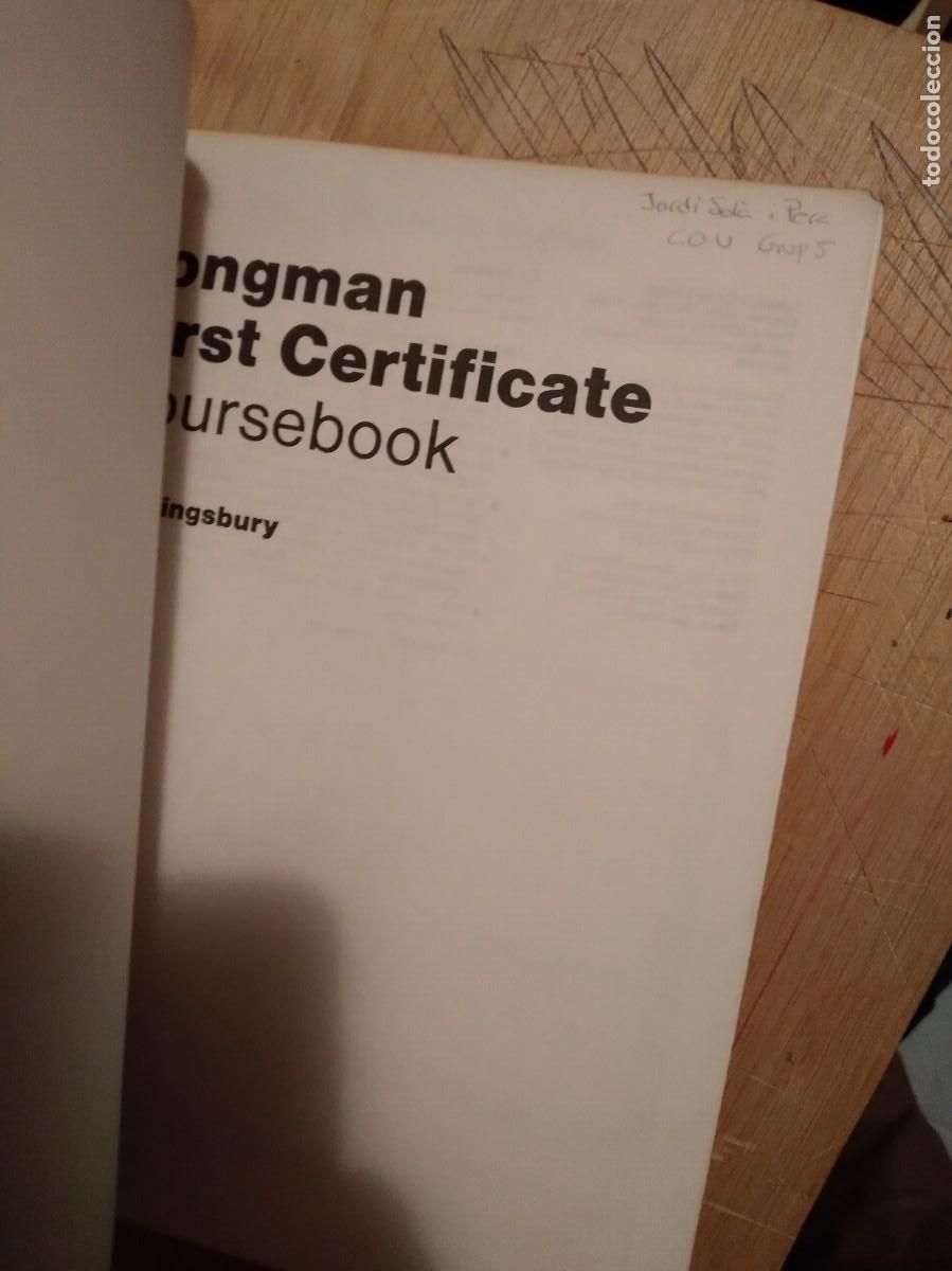 Libros de segunda mano: LIBRO TEXTO LONGMAN FIRST CERTIFICATE, 1988 - Foto 2