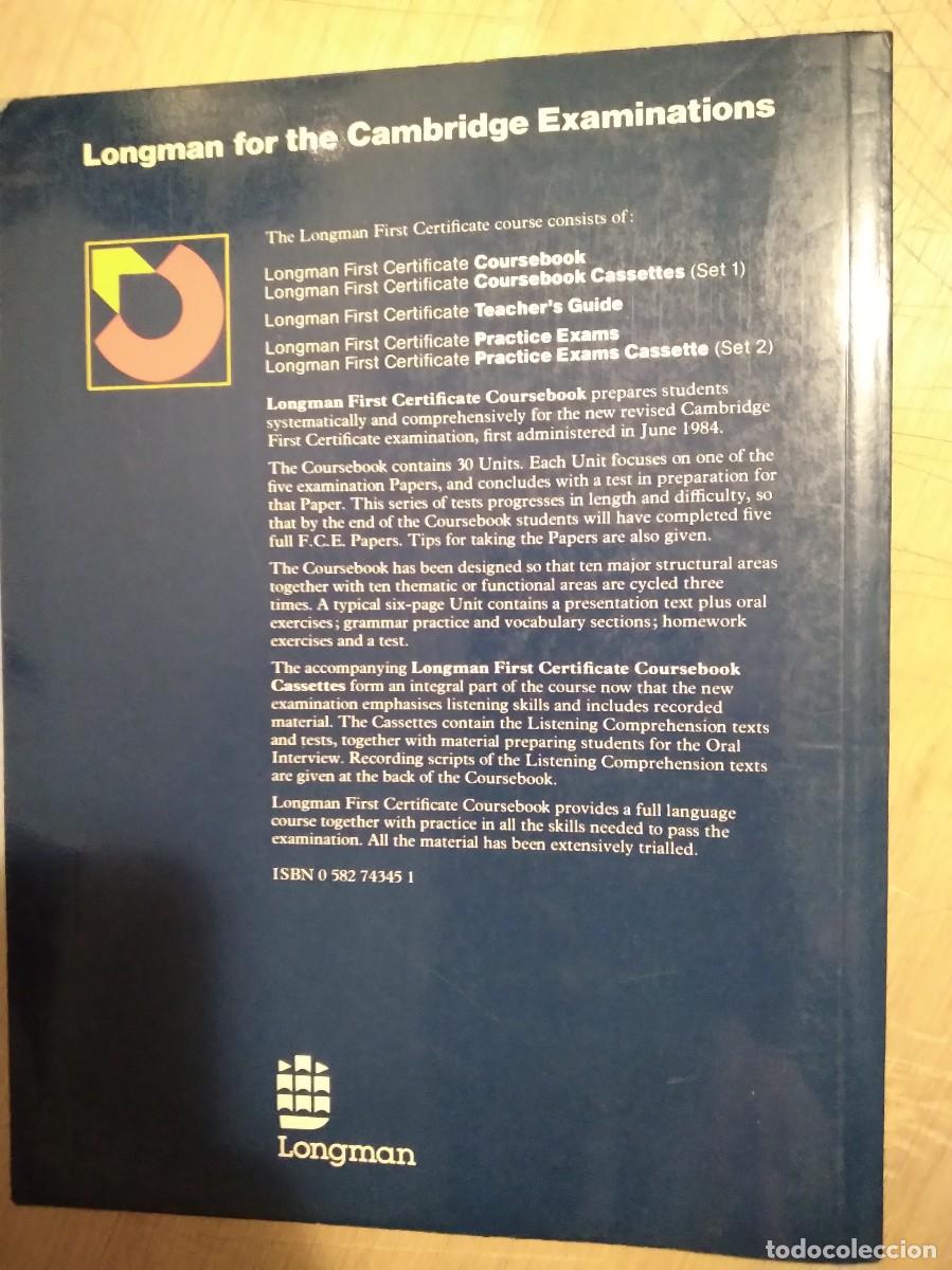 Libros de segunda mano: LIBRO TEXTO LONGMAN FIRST CERTIFICATE, 1988 - Foto 11