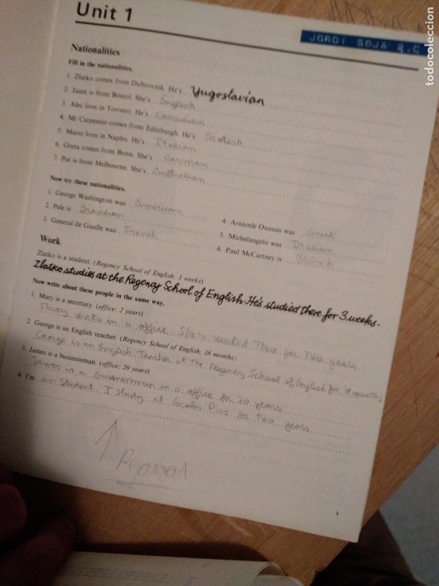 Libros de segunda mano: DEVELOPING Y BUILDING STRATEGIES. WORKBOOK . LONGMAN 1986-1987. INGL&Eacute;S - Foto 10
