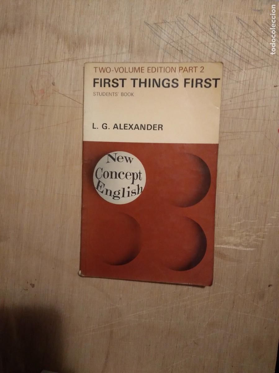 Libros de segunda mano: First things first. Students Book - Foto 1