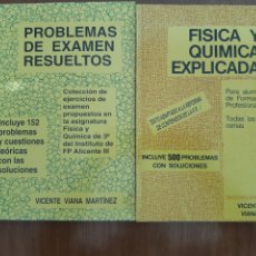Libros de segunda mano: VICENTE VIANA. PROBLEMAS DE FÍSICA Y QUÍMICA FORMACION PROFESIONAL. Lote 400927844