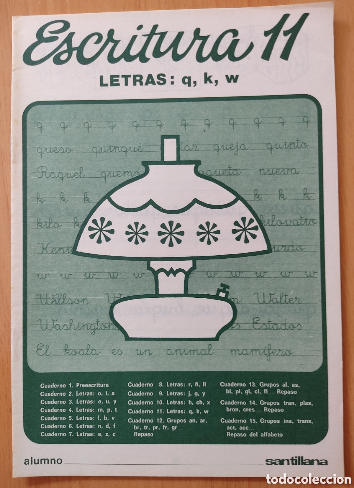 Libros de segunda mano: Cuadernillo Escritura Santillana n&ordm; 11 - Foto 1