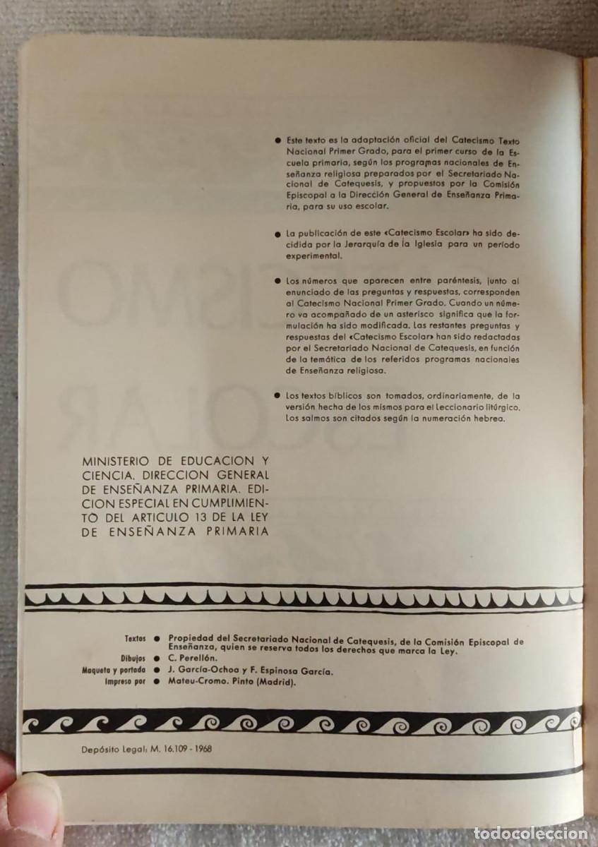Libros de segunda mano: CATECISMO ESCOLAR 1. - Foto 4