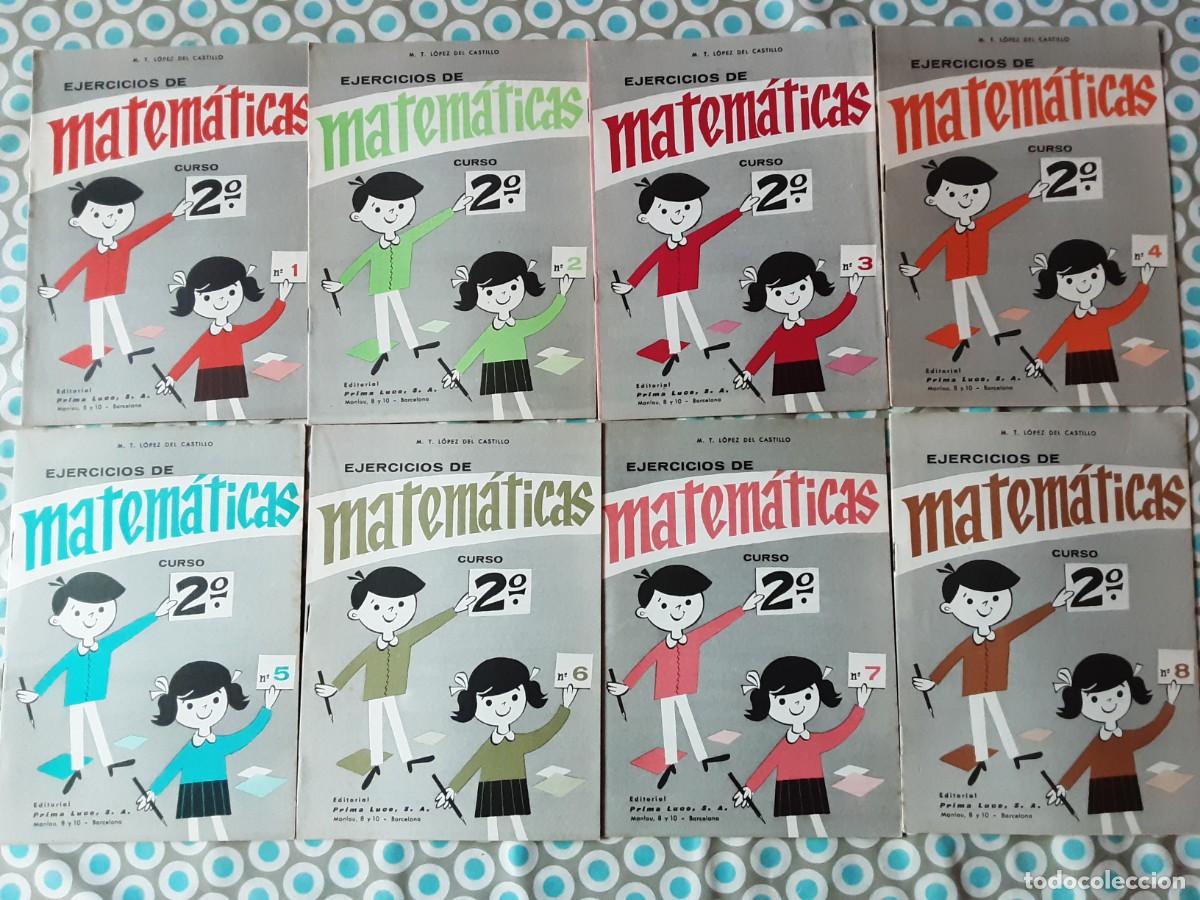 Libros de segunda mano: Ejercicios de matem&aacute;ticas curso 2⁰, editorial Prima luce, n&uacute;meros uno al ocho - Foto 1