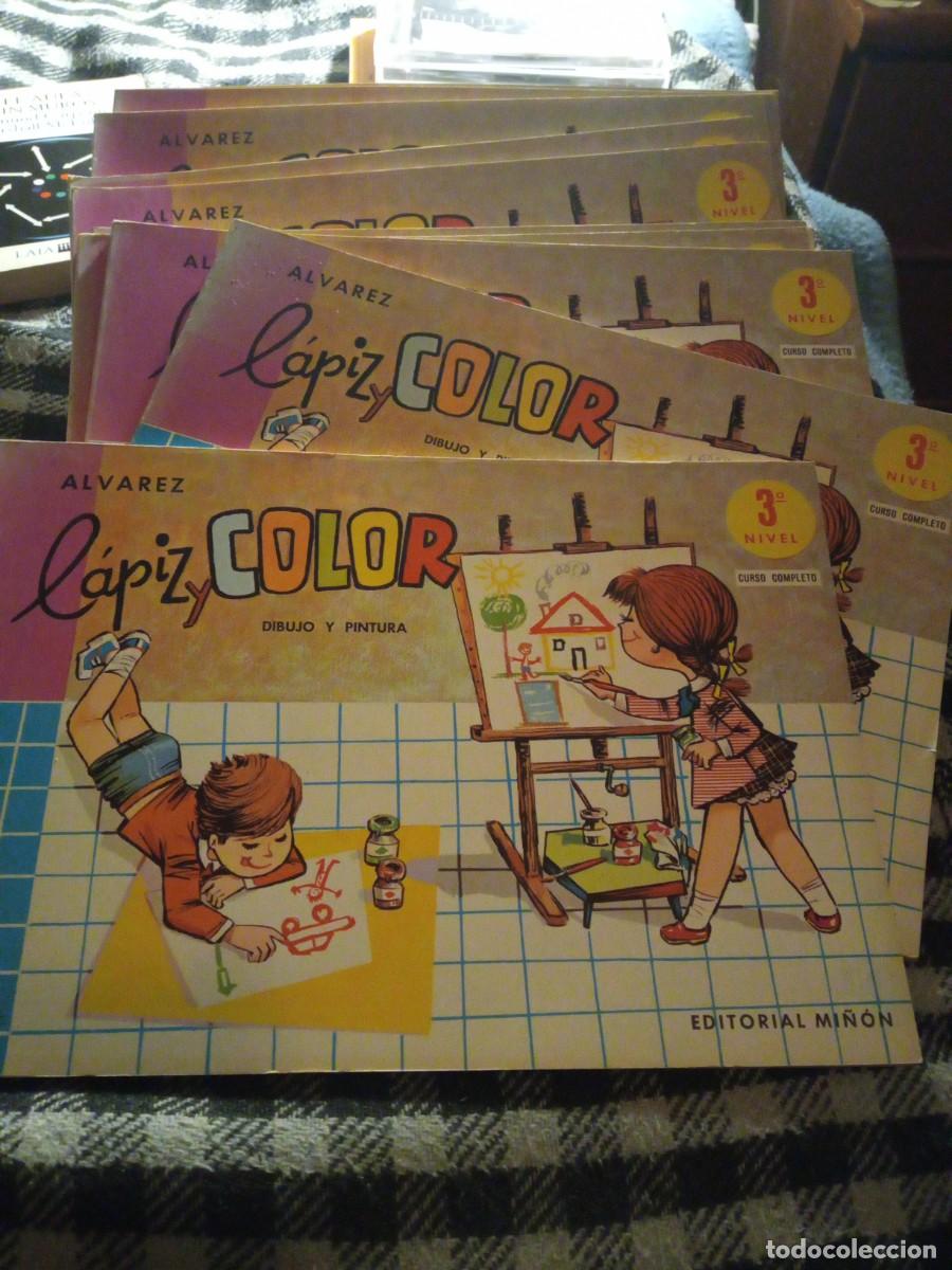 Libros de segunda mano: &Aacute;lvarez l&aacute;piz y color 3 nivel 10 libros - Foto 1