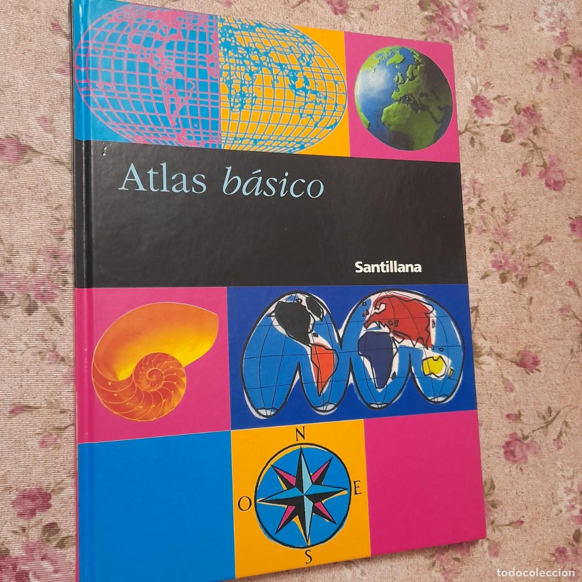 Libros de segunda mano: Atlas b&aacute;sico Santillana 2001 - Foto 1