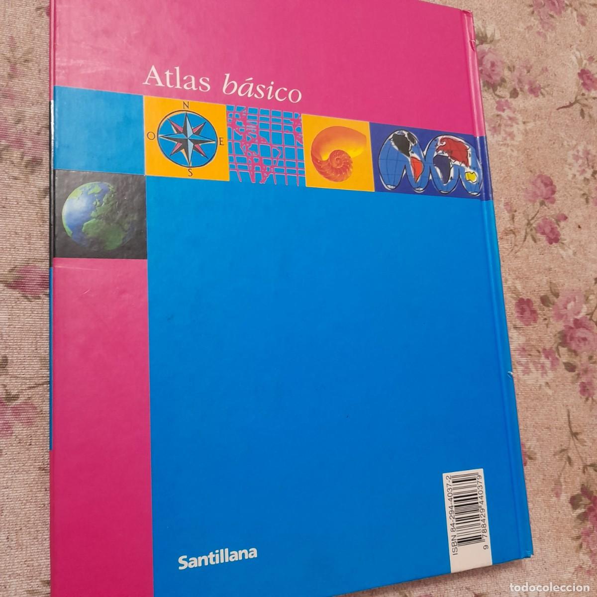 Libros de segunda mano: Atlas b&aacute;sico Santillana 2001 - Foto 2