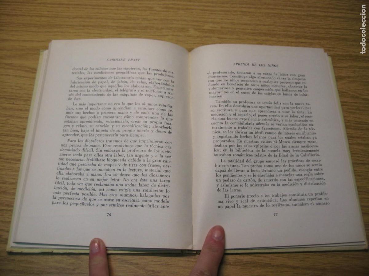 Libros de segunda mano: APRENDI DE LOS NI&Ntilde;OS. CAROLINE PRATT. EDITORIAL INTERCONTINENTAL. 1954 - Foto 10