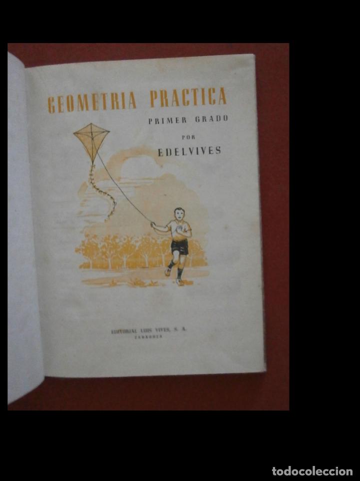 Libros de segunda mano: Geometria practica. Primer grado. Edelvives - Foto 4