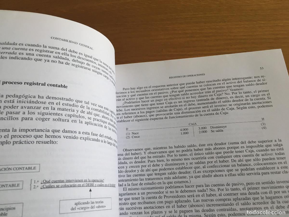 Libros de segunda mano: Contabilidad General (Ome&ntilde;aca) en castellano - Foto 5