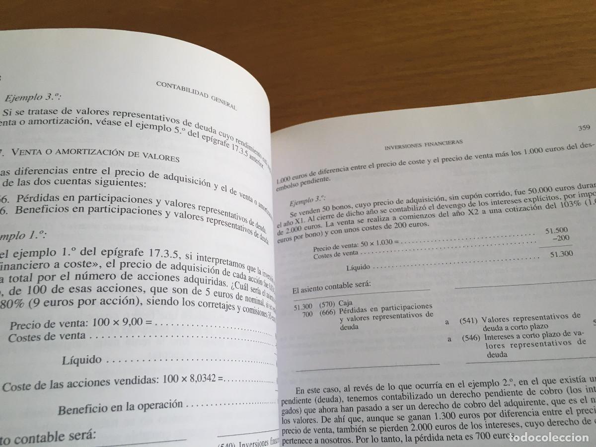 Libros de segunda mano: Contabilidad General (Ome&ntilde;aca) en castellano - Foto 6