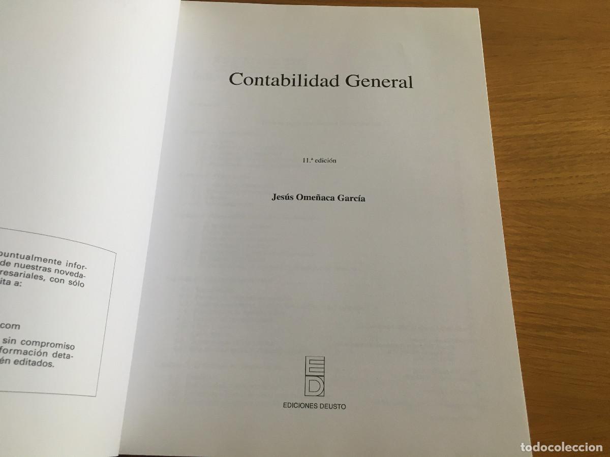 Libros de segunda mano: Contabilidad General (Ome&ntilde;aca) en castellano - Foto 8