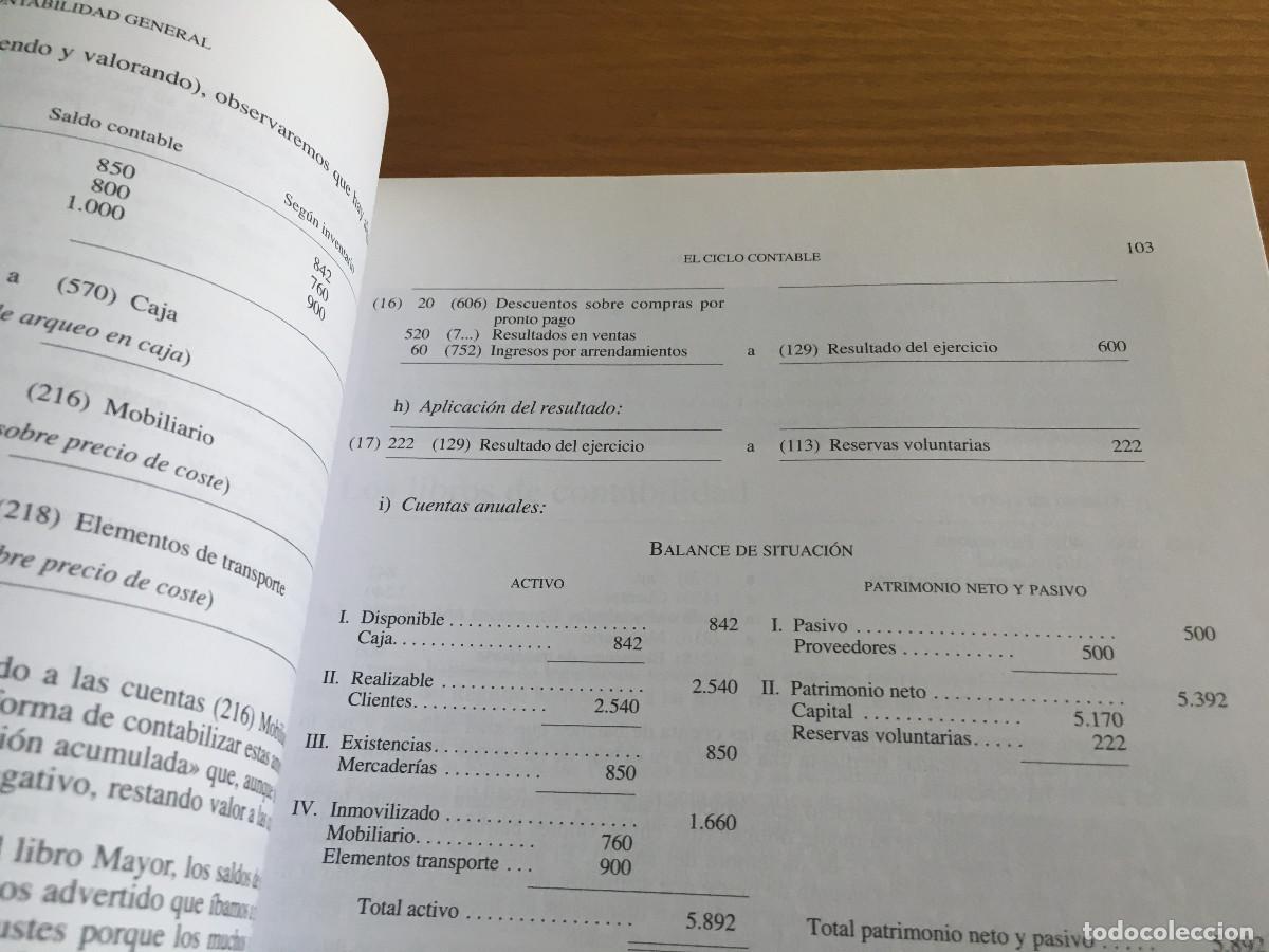 Libros de segunda mano: Contabilidad General (Ome&ntilde;aca) en castellano - Foto 9