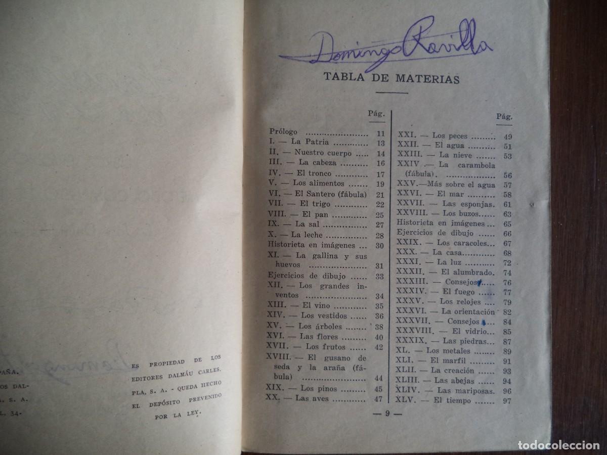 Libros de segunda mano: Libro texto escuela Lecciones de Cosas. - Foto 2