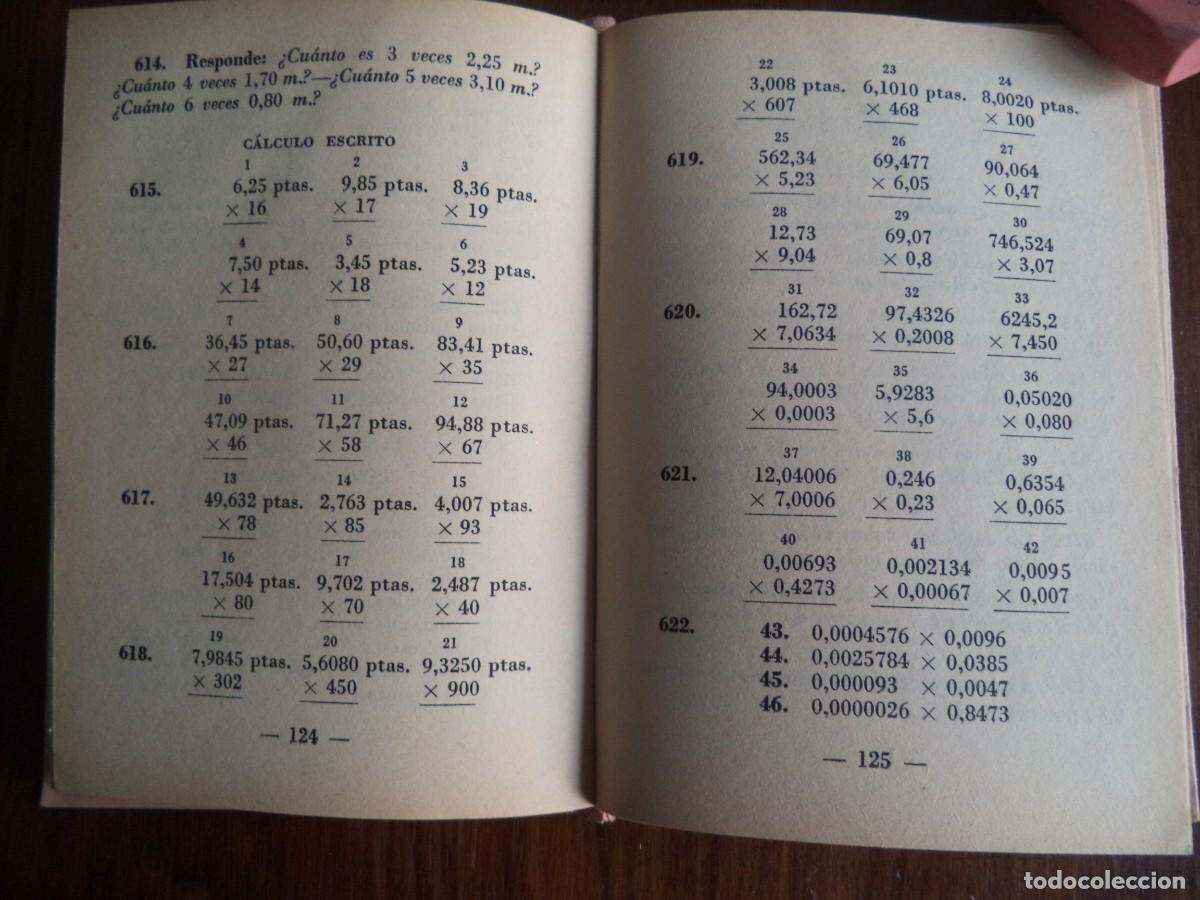 Libros de segunda mano: Libro texto escuela Mi Librito de C&aacute;lculo. - Foto 5