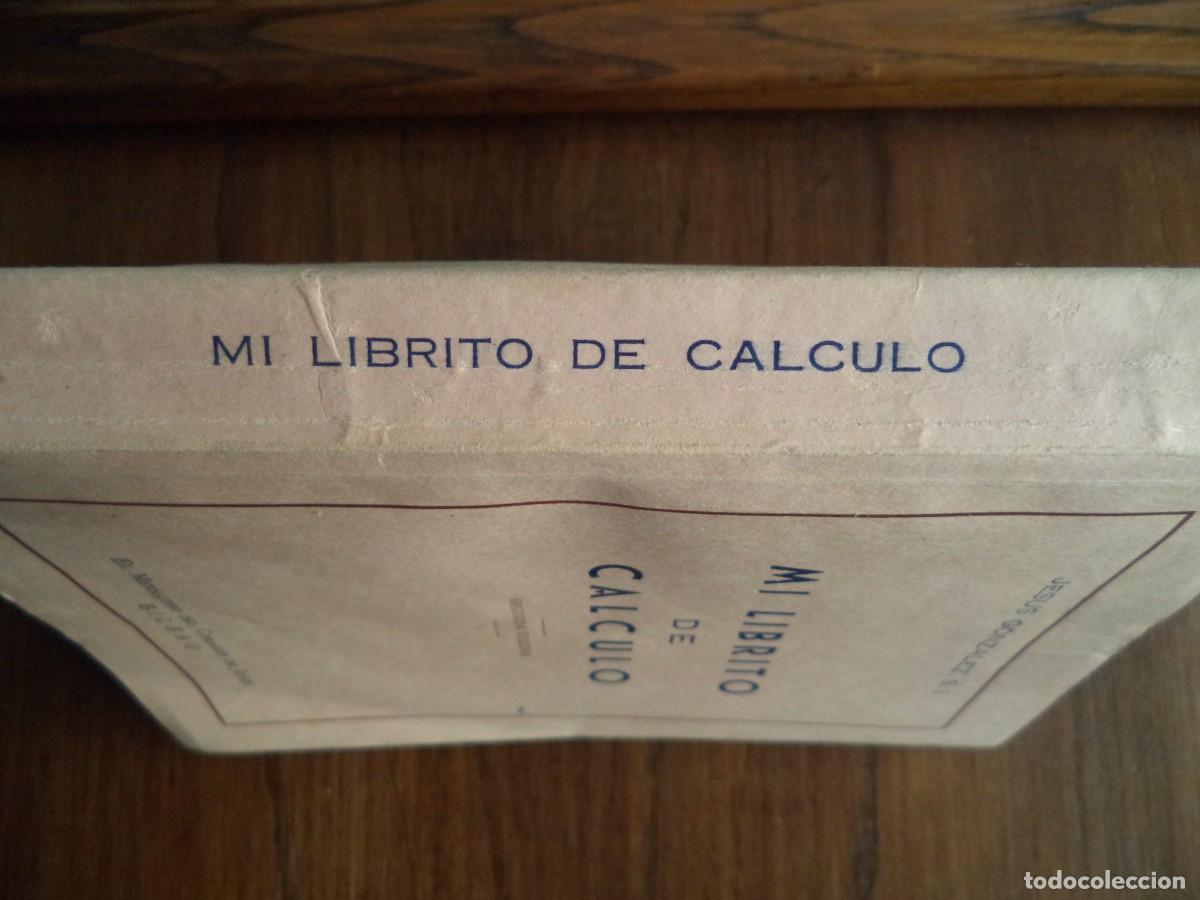 Libros de segunda mano: Libro texto escuela Mi Librito de C&aacute;lculo. - Foto 8