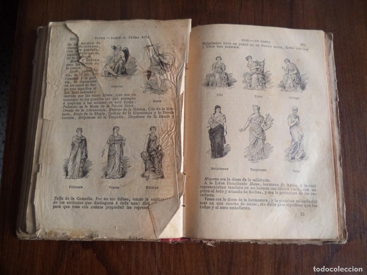 Libros de segunda mano: Libro texto escuela Flora o la educaci&oacute;n de una ni&ntilde;a. - Foto 8
