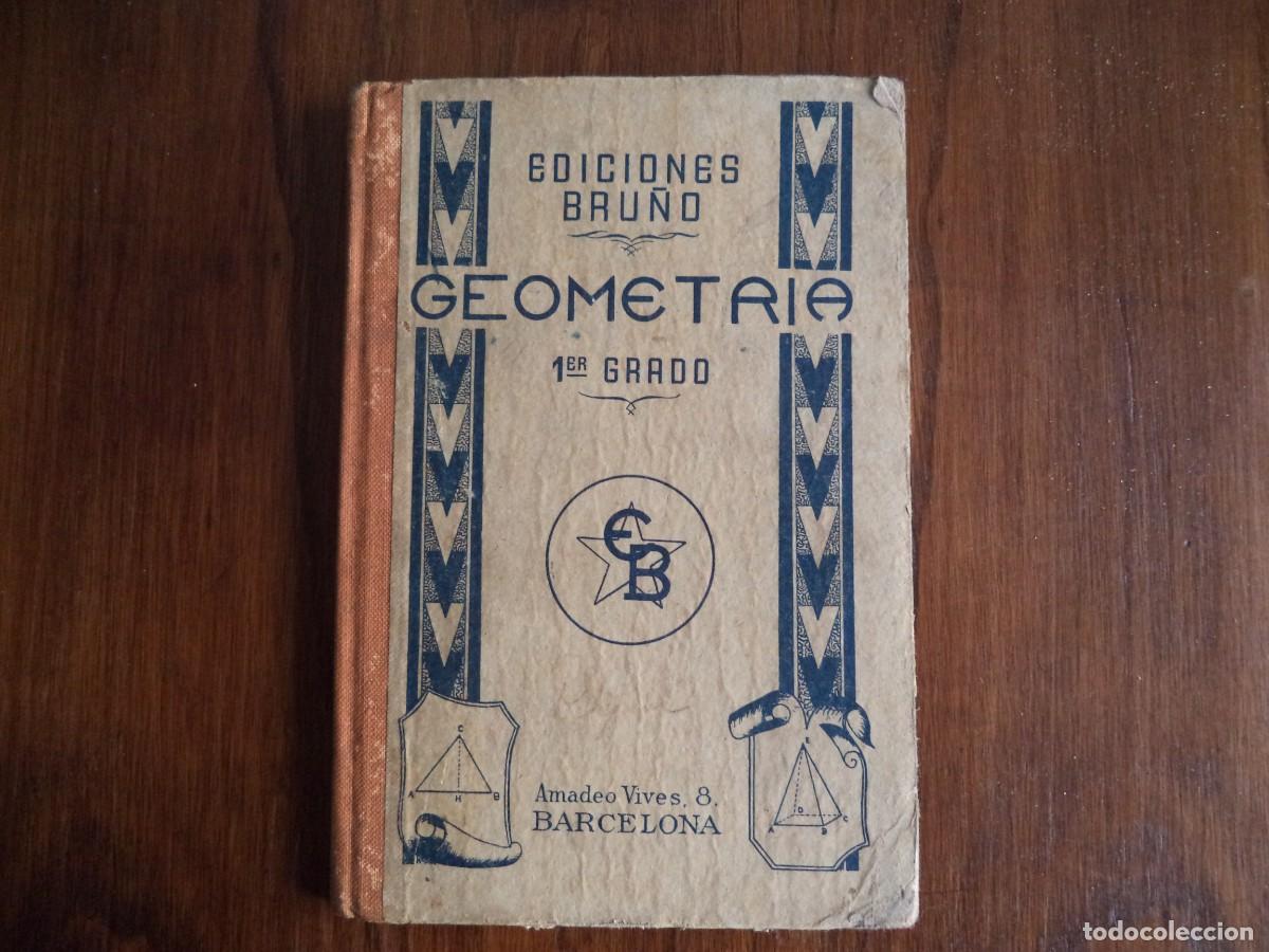 Libros de segunda mano: Libro texto escuela Geometria 1er. grado. - Foto 1