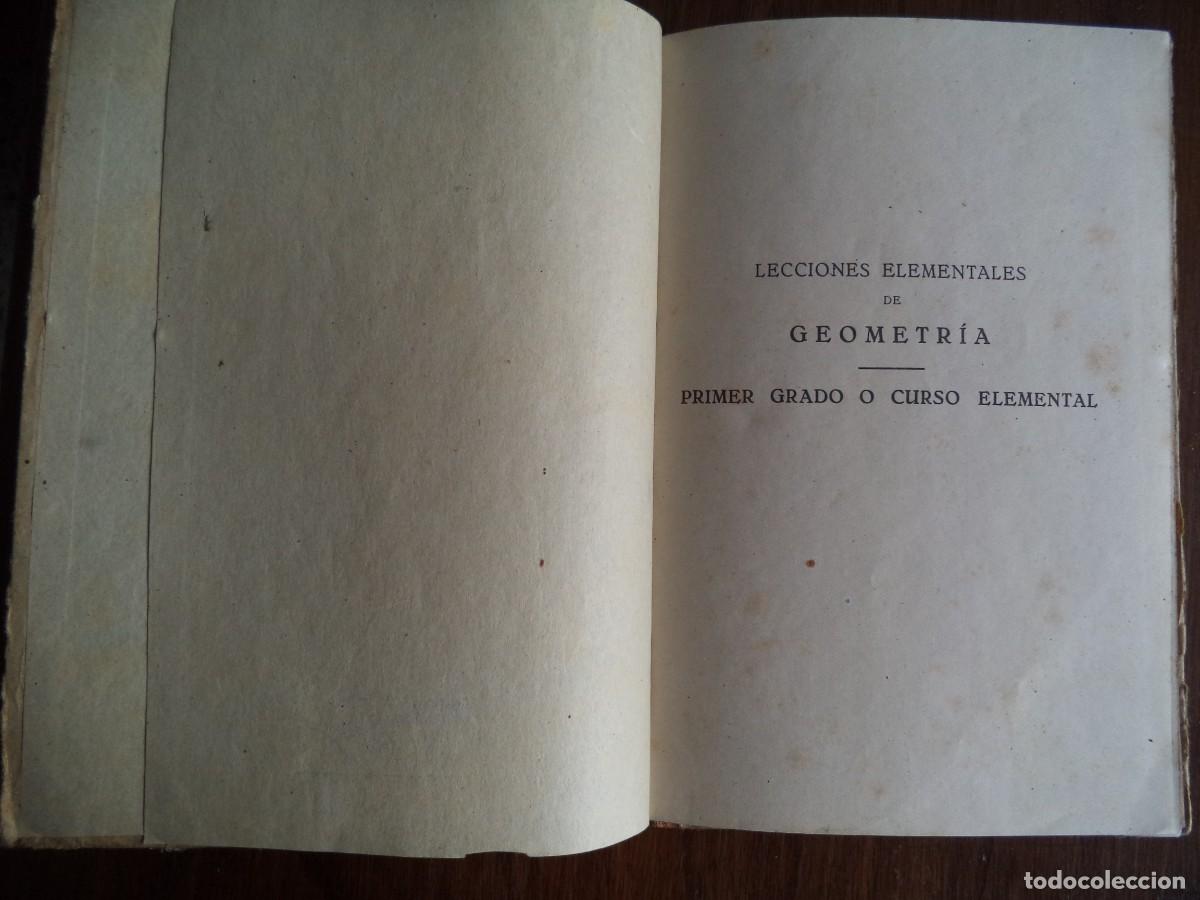 Libros de segunda mano: Libro texto escuela Geometria 1er. grado. - Foto 2