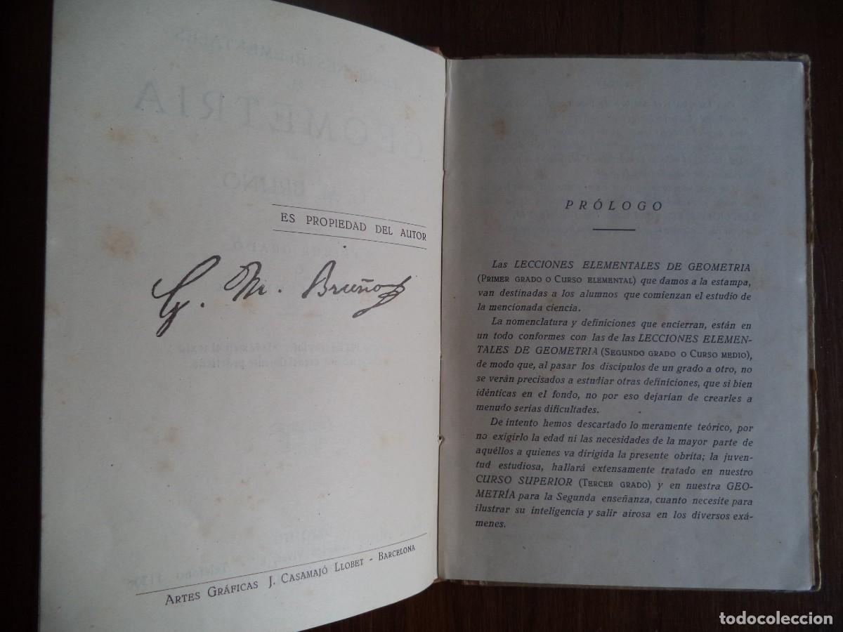 Libros de segunda mano: Libro texto escuela Geometria 1er. grado. - Foto 4