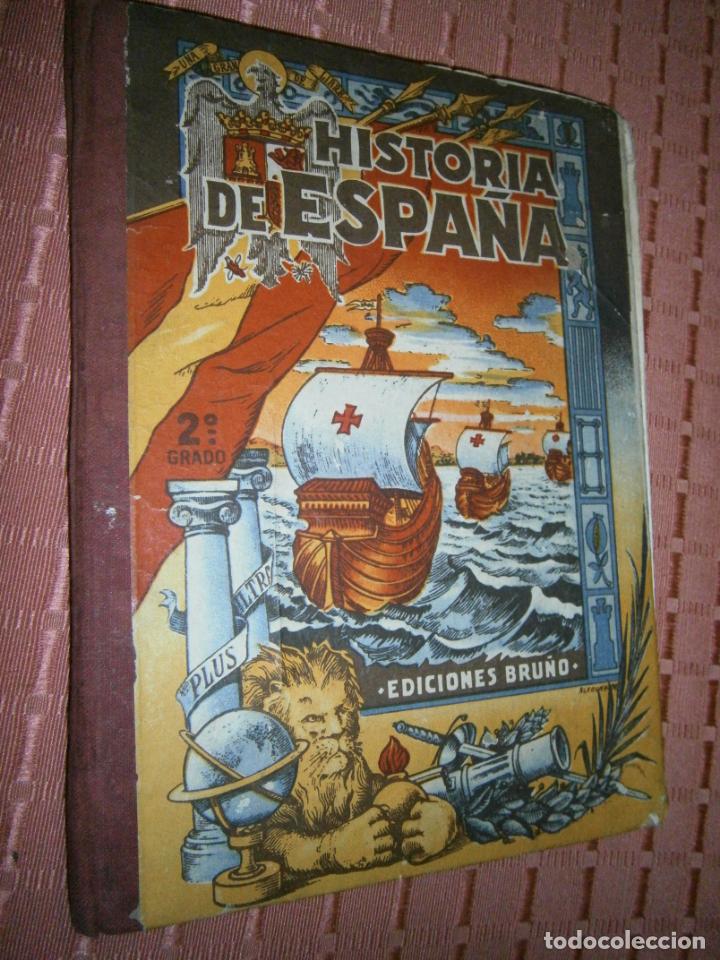 Libros de segunda mano: ANTIGUO LIBRO - HISTORIA DE ESPA&Ntilde;A - 2&ordm; GRADO - LC1 - Foto 1