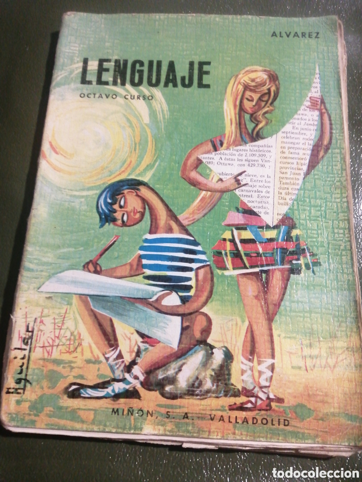 Libros de segunda mano: LENGUAJE OCTAVO CURSO, &Aacute;LVAREZ, A&Ntilde;O 1976 - Foto 1