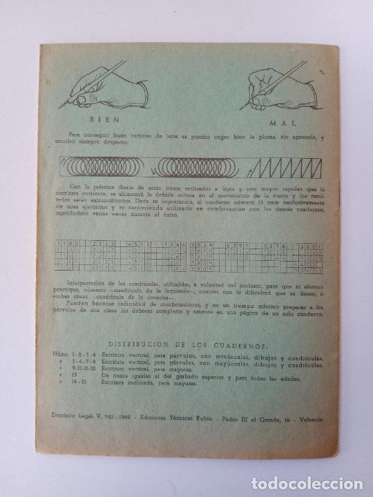 Libros de segunda mano: CARTILLA ESCOLAR. RUBIO. EJERCICIOS DE TRAZOS. PERTENECE A 13 - Foto 3