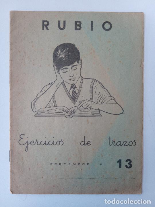 Libros de segunda mano: CARTILLA ESCOLAR. RUBIO. EJERCICIOS DE TRAZOS. PERTENECE A 13 - Foto 1