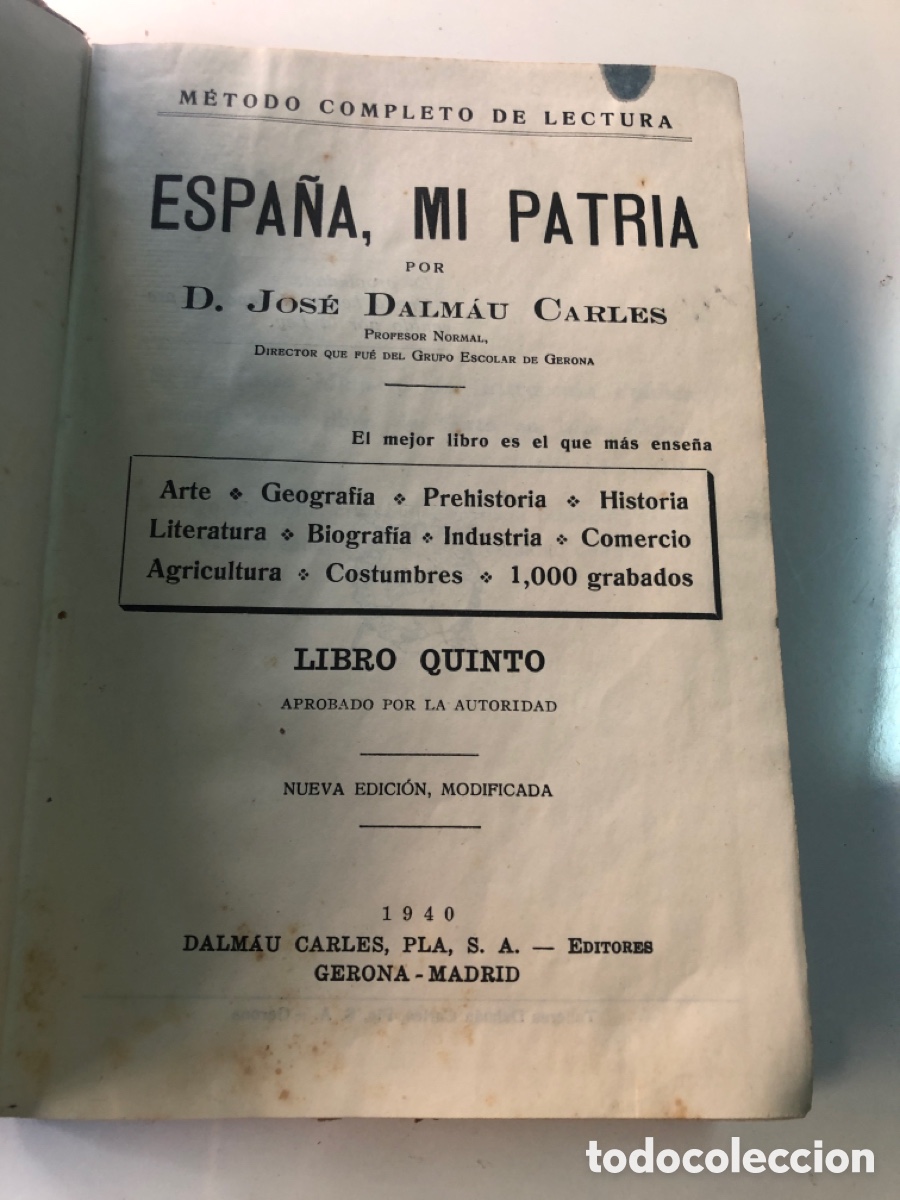 Libros de segunda mano: ESPA&Ntilde;A MI PATRIA. A&Ntilde;O 1940. - Foto 2