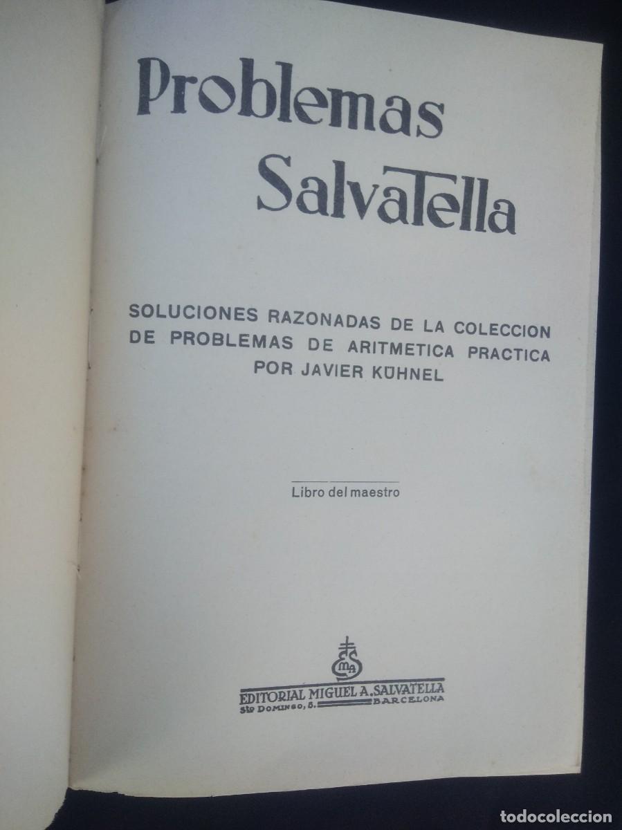 Libros de segunda mano: Libro Problemas Salvatella 2 Serie libro del maestro- Javier Kuhnel - Foto 8