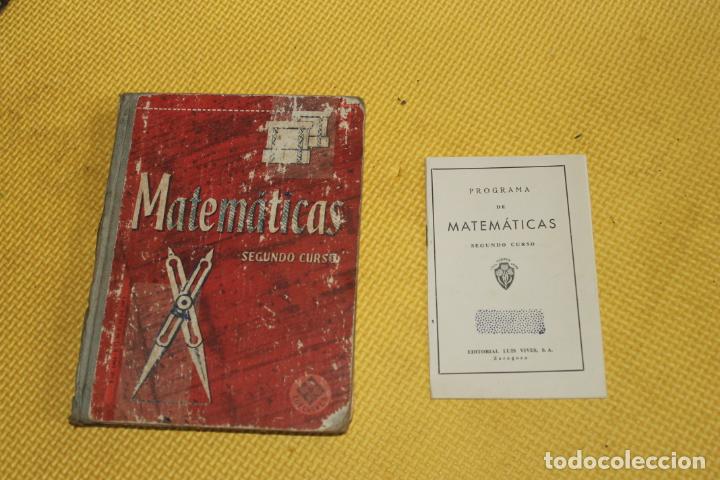Libros de segunda mano: MATEMATICAS, 2&ordm; CURSO, CON PROGRAMA, EDELVIVES, 1964 - Foto 1
