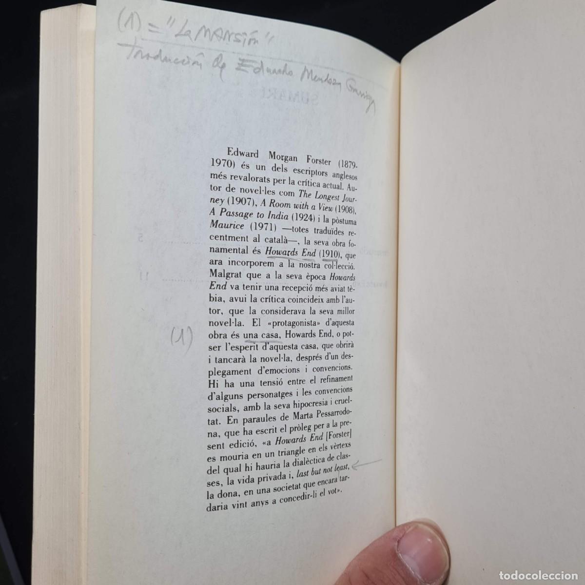 Libros de segunda mano: HOWARDS END - E.M.FORSTER - LIBRO DEL A&Ntilde;O 1994 - IDIOMA CATALA / 24.350 - Foto 7