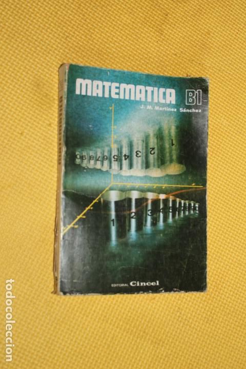 Libros de segunda mano: MATEMATICAS, B1, EDITORIAL CINCEL 1975 - Foto 1