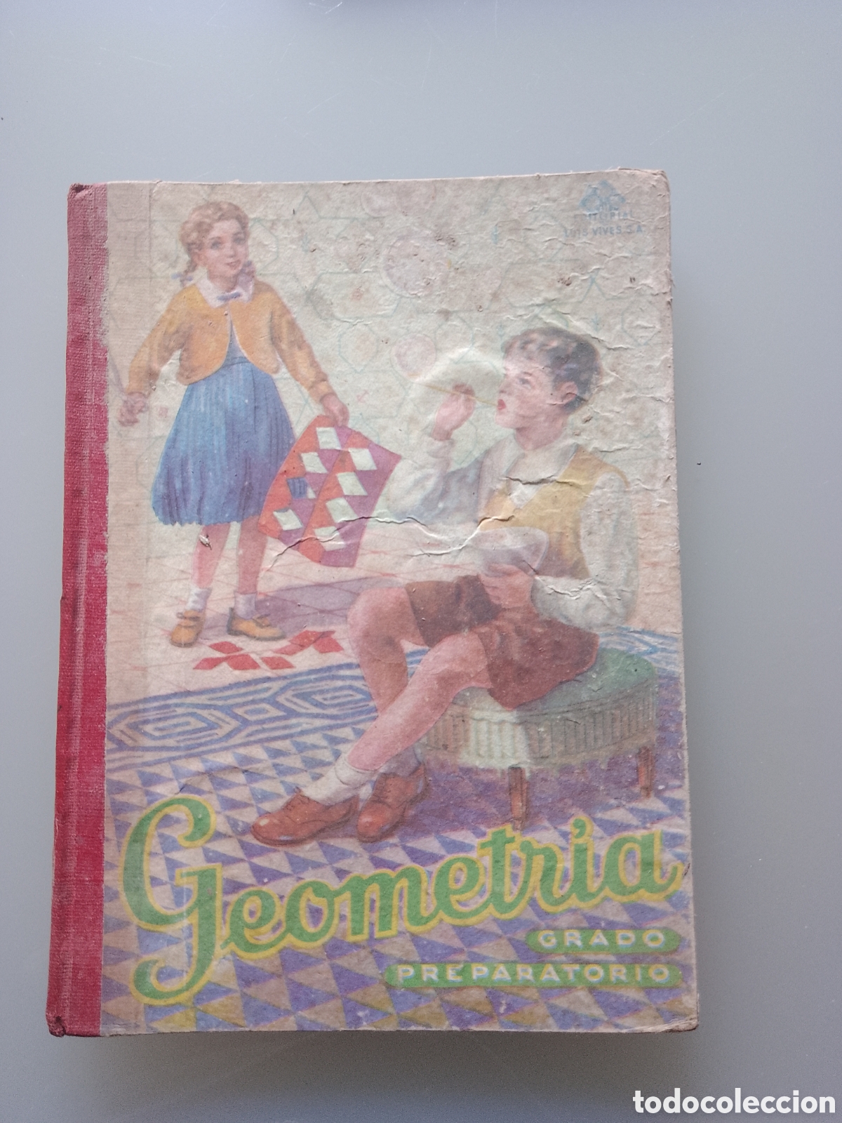 Libros de segunda mano: NOCIONES PR&Aacute;CTICAS DE GEOMETR&Iacute;A, GRADO PREPARATORIO, EDITORIAL. - Foto 1