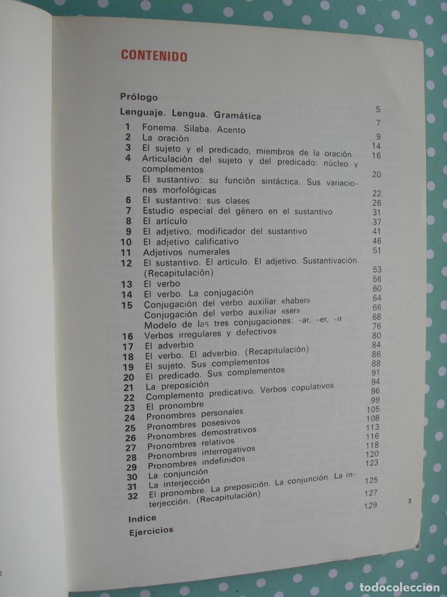 Libros de segunda mano: GRAM&Aacute;TICA ESPA&Ntilde;OLA / CURSO INTERMEDIO / LAIN - SEOANE / PEDAGOG&Iacute;A - Foto 2