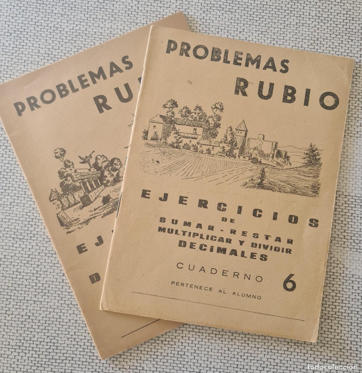 Libros de segunda mano: 2 ejemplares Problemas Rubio. Matem&aacute;ticas. 1959 - Foto 1