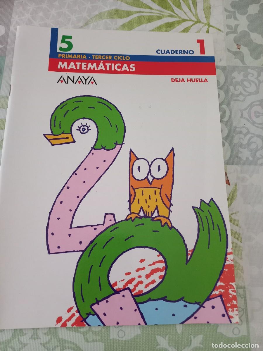 Libros de segunda mano: MATEMATICAS 5 CUADERNO 1 ANAYA - Foto 1