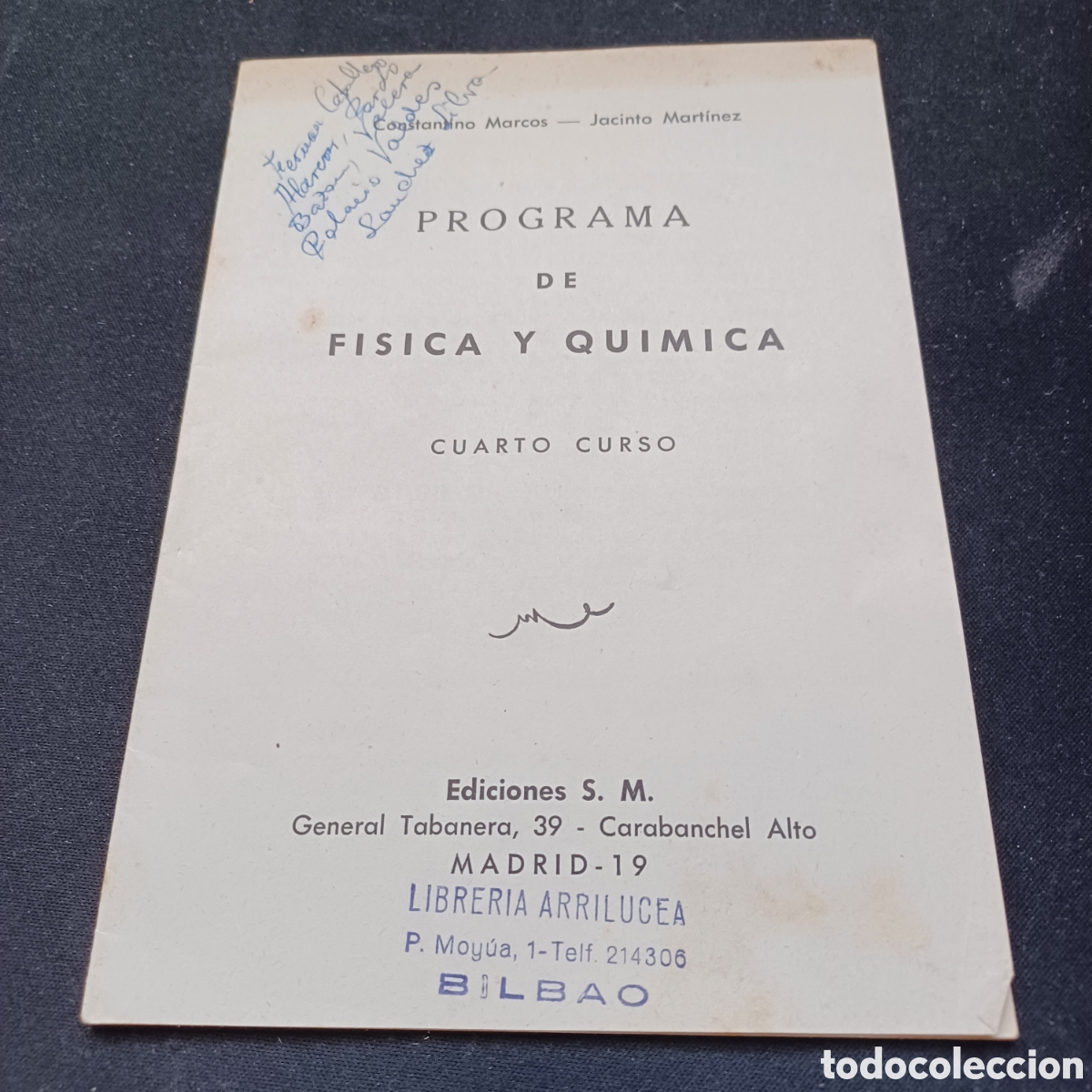 Libros de segunda mano: PROGRAMA FISICA Y QUIMICA 4 BACHILLERATO 1965 EDICIONES S.M - Foto 1
