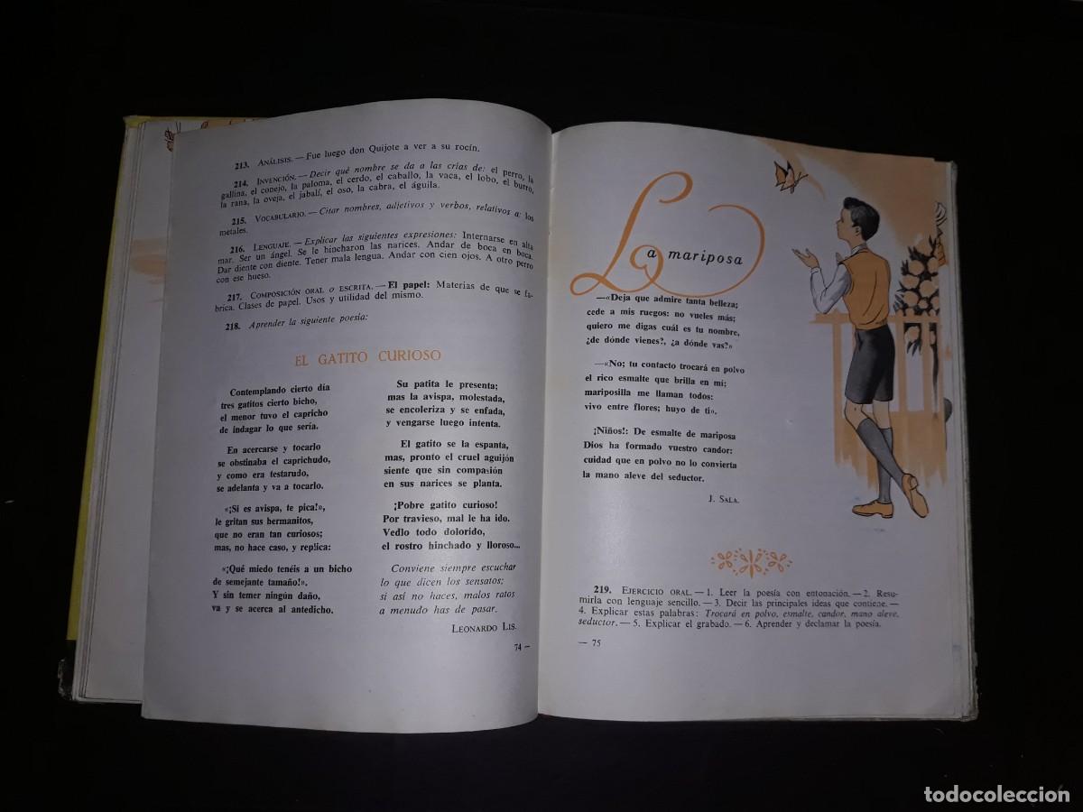 Libros de segunda mano: Gram&aacute;tica Segundo Grado Edelvives 1961 - Foto 3