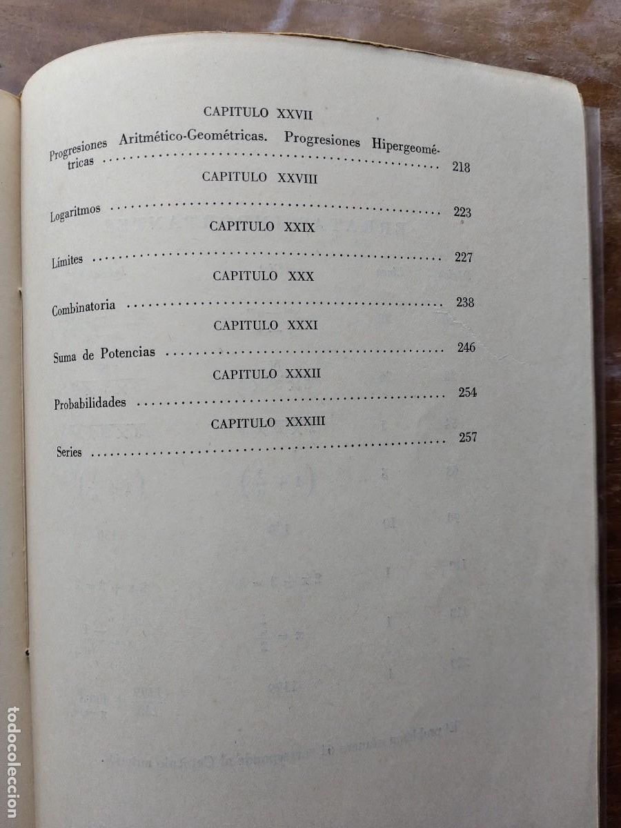 Libros de segunda mano: Problemas de aritm&eacute;tica y &aacute;lgebra M&eacute;xico 1944 - Foto 7