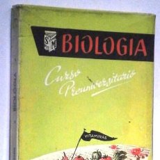 Libros de segunda mano: BIOLOGÍA COU POR LEGORBURU Y ZUAZO DE EDICIONES SM EN MADRID 1963