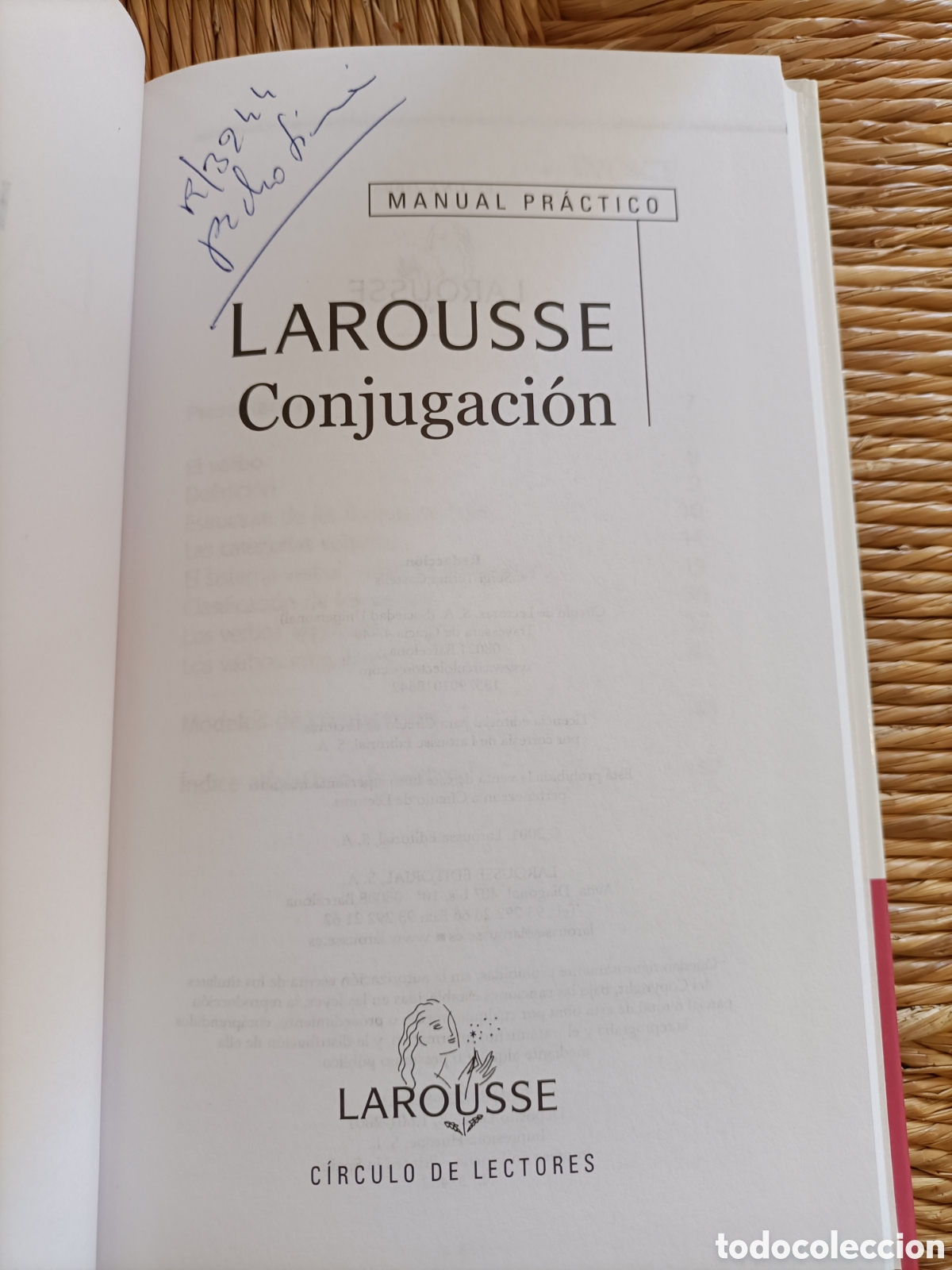Libros de segunda mano: Conjugaci&oacute;n. Larousse. C&iacute;rculo de lectores - Foto 3