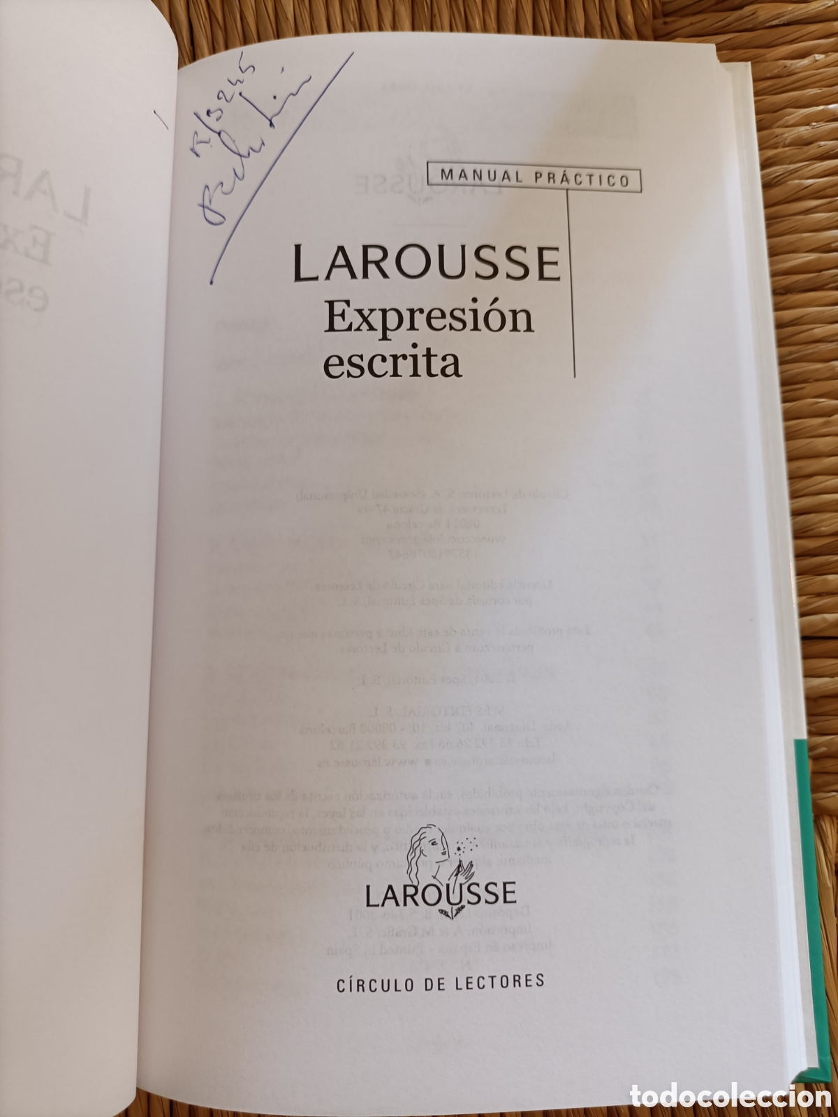 Libros de segunda mano: Expresi&oacute;n escrita. Larousse. C&iacute;rculo de lectores - Foto 3