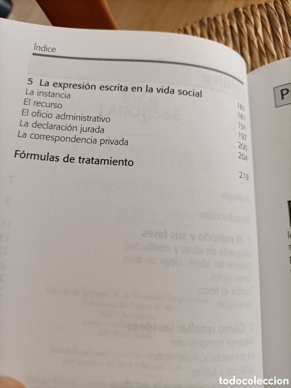 Libros de segunda mano: Expresi&oacute;n escrita. Larousse. C&iacute;rculo de lectores - Foto 5